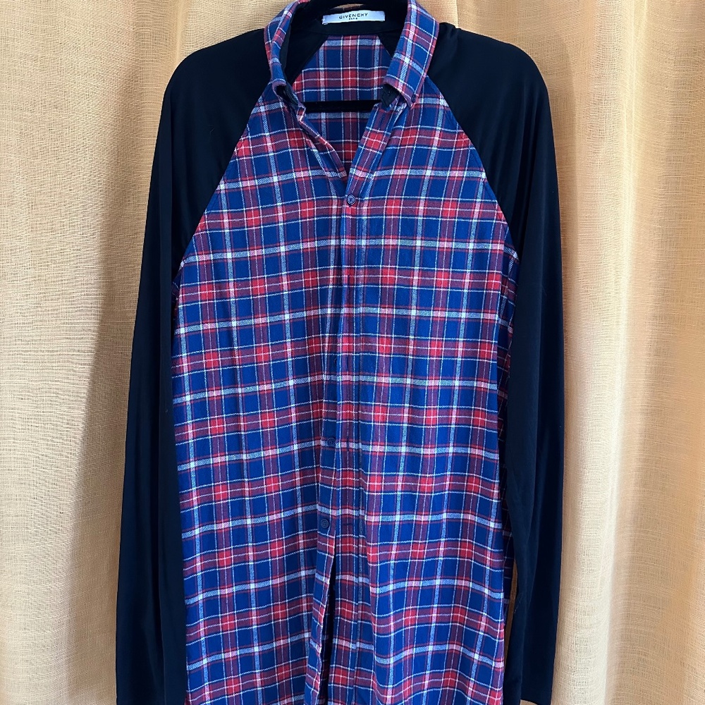 Givenchy Long Flanel Shirt